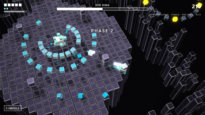 Minimal Dungeon: Ringmaschine – „Der Ring“ in Phase 2.