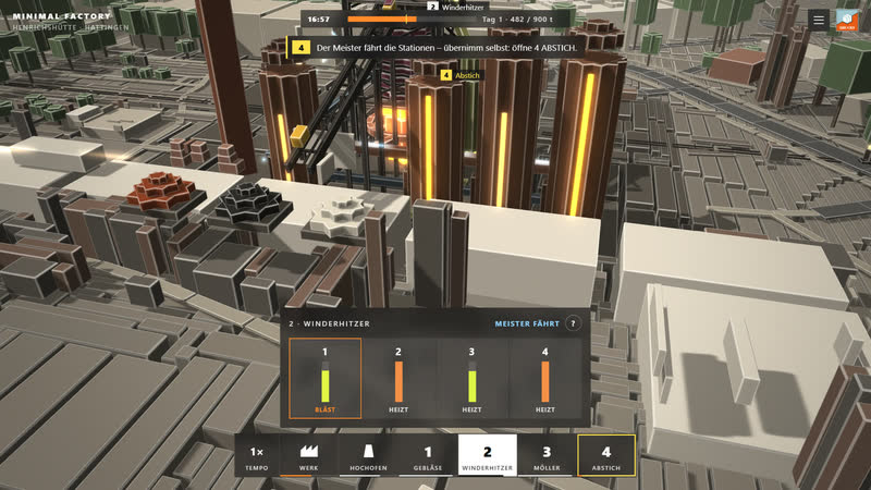 Minimal Factory: Station 2 Winderhitzer.