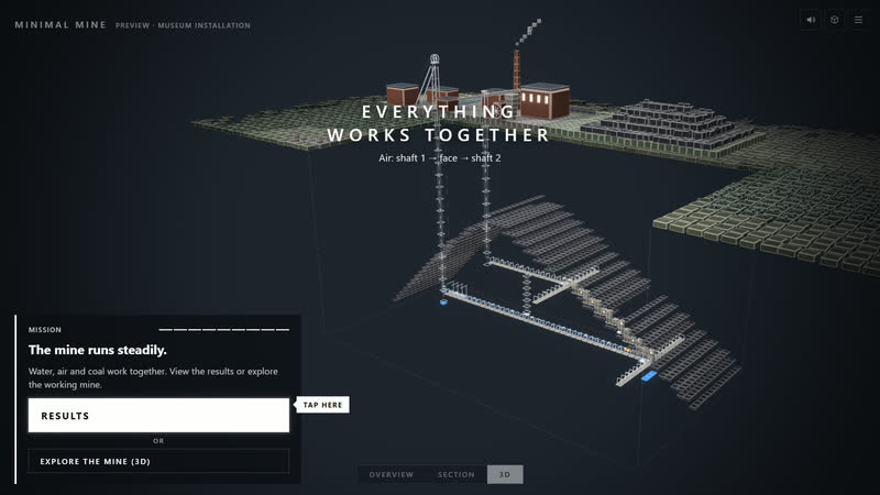 Minimal Mine – Stable operation (marcha estable)