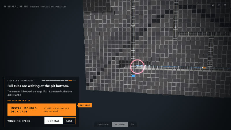 Minimal Mine – Find and fix the bottleneck (cuello de botella)